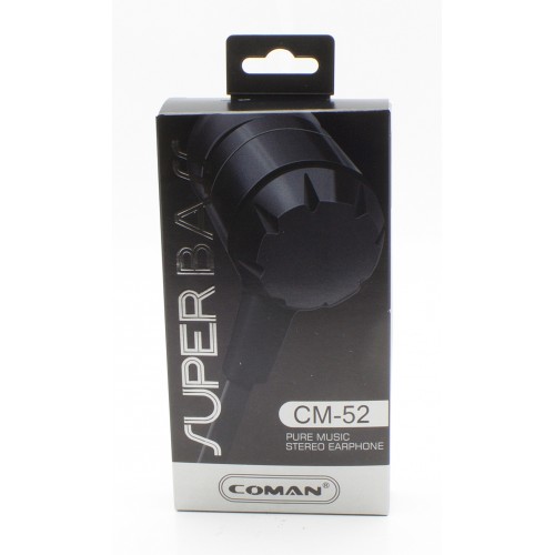 Наушники-вкладыши Coman CM-52 Black