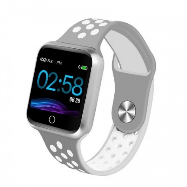 Умные часы Smart Watch с пульсометром S226 серые