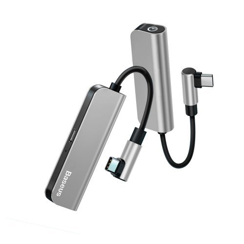 Адаптер Baseus L53 CATL53-S1, USB Type-C - mini jack 3.5 mm