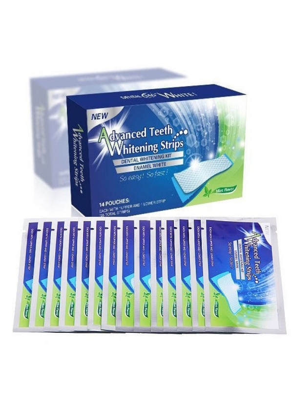 Отбеливающие полоски Advanced Teeth Whitening Strips
