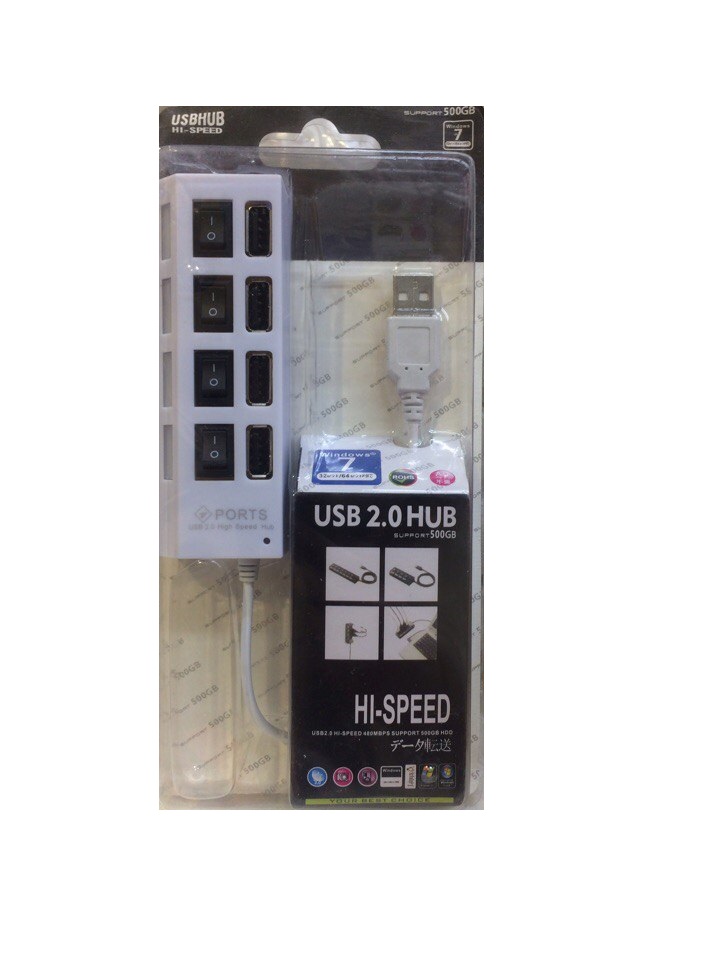 Четырех портовый usb хаб 2.0 Hi-speed