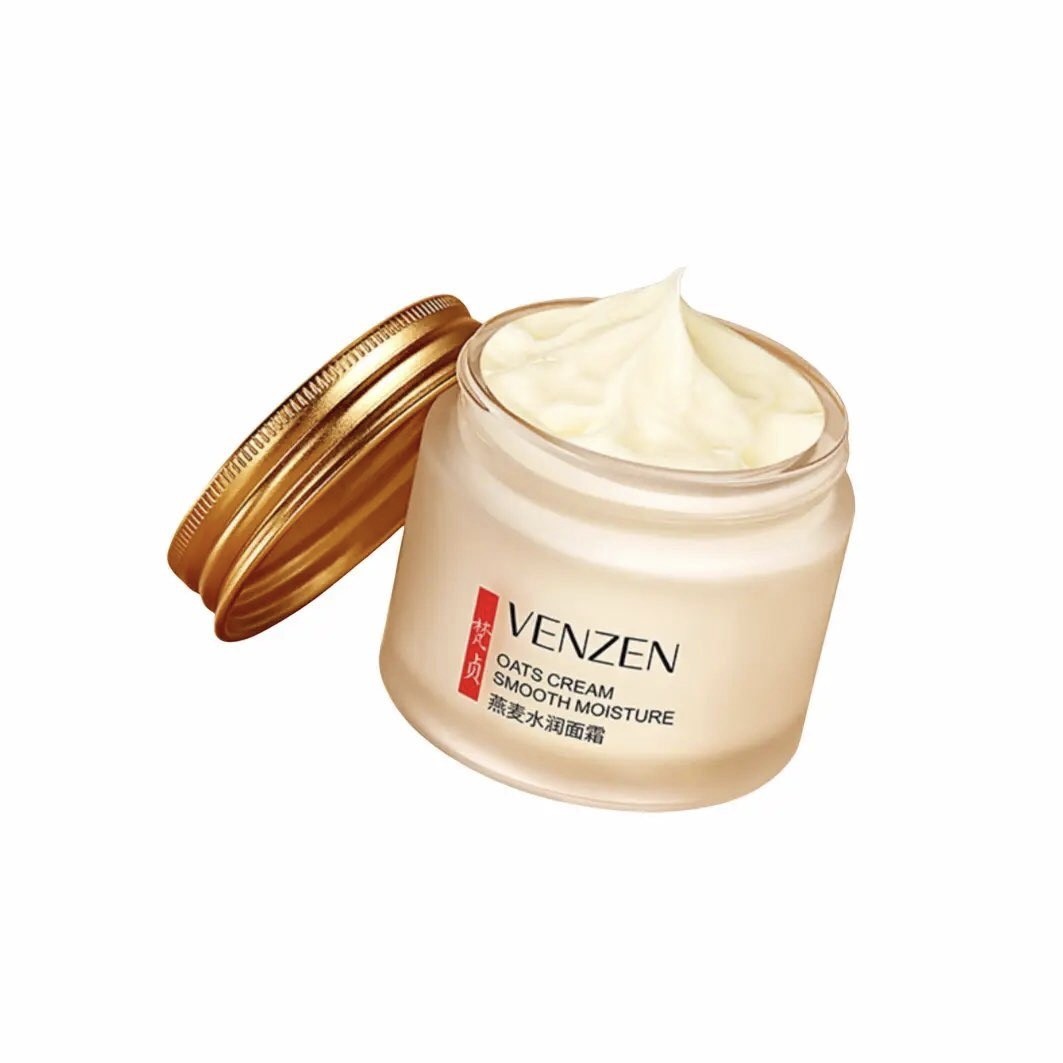 Разглаживающий крем для лица с экстрактом овса Venzen Oats Cream Smooth Moisture