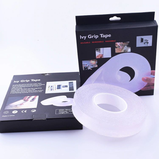 Многоразовая крепежная прозрачная лента IVY GRIP TAPE 3 м