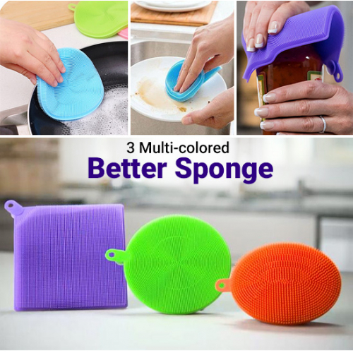 Набор универсальных силиконовых губок Better Sponge