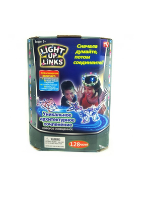 Светящийся конструктор Light Up Links, 128 деталей