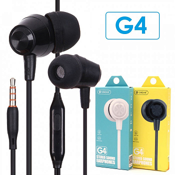 Наушники-вкладыши Celebrat G4 Black