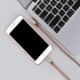 Кабель Hoco U17, lightning, 1.2 м, коричневый
