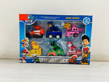 Набор щенячий патруль Big Rescues 6в1