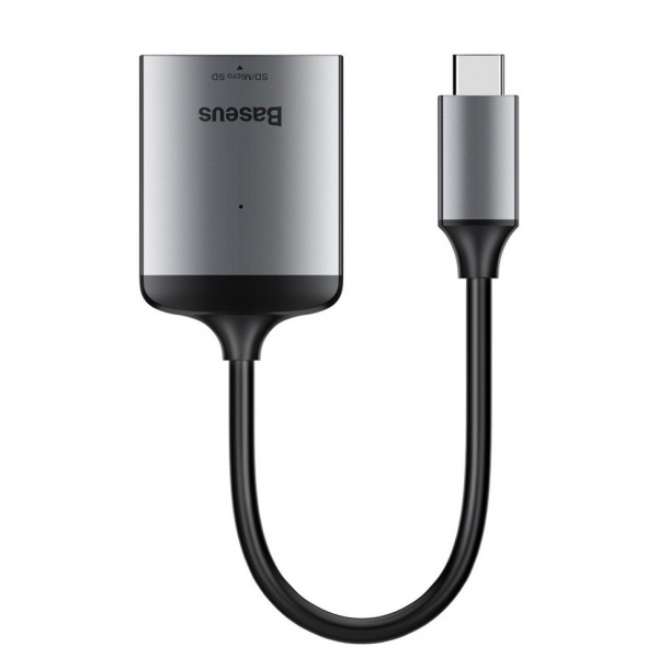 Адаптер Baseus CAHUB-P0G Enjoy, USB Type-C - SD и microSD