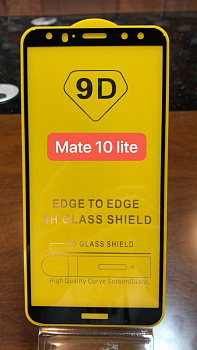 Защитное стекло Full Glue для Huawei Mate 10 Lite, черный