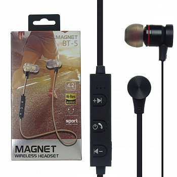 Bluetooth наушники Coman BT-5 Black