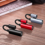 Адаптер аудио-переходник Hoco LS18 для Apple, красный
