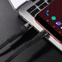 Кабель Borofone BU4, USB - USB Type-C, 1.2 м, черный
