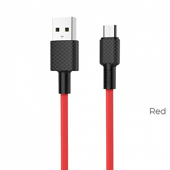 Кабель Hoco X29 Superior USB - micro USB, 1 м красный
