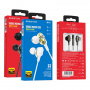 Проводные наушники BOROFONE BM41 Bliss, Jack 3.5mm, 1.2 м, Белый, контроллер с микрофоном