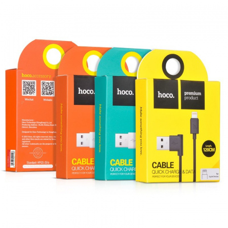 Кабель Hoco UPL11, lightning, 1.2 м, красный