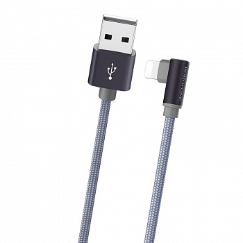 Кабель Borofone BX26 Express, lightning, 1 м, серый