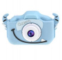 Детская цифровая камера Q1 Children's Fun Camera Ox Horn голубая