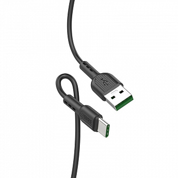 Кабель Hoco X33, USB - USB Type-C, 1 м, черный