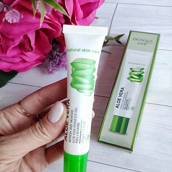 Увлажняющий гель для кожи вокруг глаз BIOAQUA Refresh&Moisture Aloe Vera 92% Eye Gel