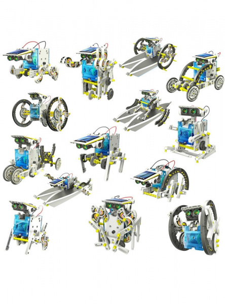 Конструктор Solar Robot 14 в 1 на солнечной батарее
