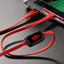 Кабель Hoco S4 USB - micro USB, 1.2 м красный