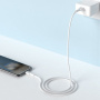 Кабель Hoco X33, USB - USB Type-C, 1 м, ,белый