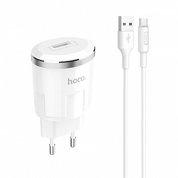 Комплект зарядки Micro USB Hoco C37A, 1 USB, 2.4А