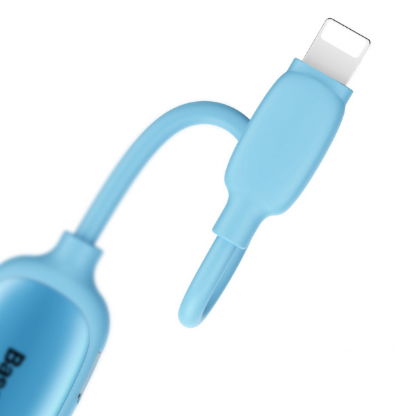 Переходник Baseus 3-в-1 L51 CALL51-03, Apple Lightning - mini jack 3.5 mm