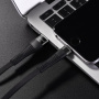 Кабель Borofone BU4, lightning, 1.2 м, черный