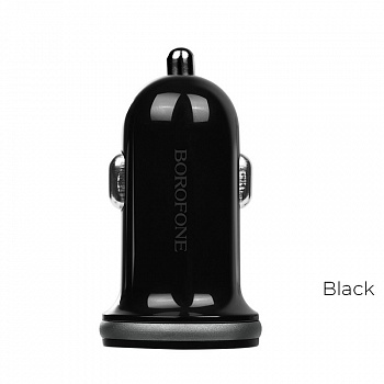 Автомобильное зарядное устройство Borofone BZ5 CarPa, 2.4A, черный