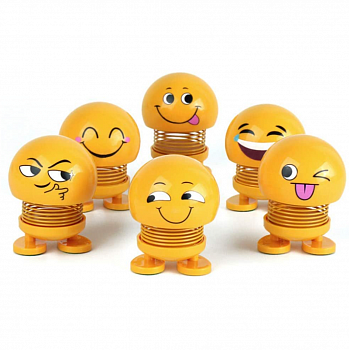 Смайлики на пружине Emoji