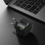 Сетевое зарядное устройство Hoco C68A QC3.0, 1 USB, 2.4А, Quick charge 3.0, черный
