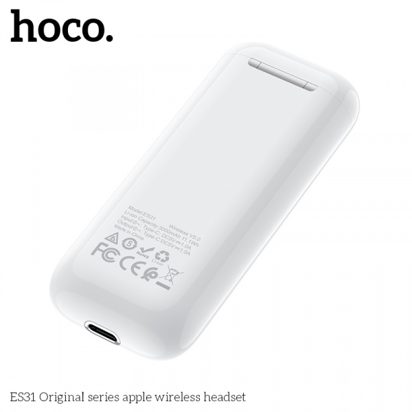Беспроводные наушники HOCO ES31 Original series Wireless, Bluetooth, Белый