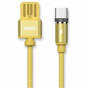Кабель Remax RC-095a, USB - USB Type-C, 1 м, золотой