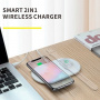 Беспроводное зарядное устройство WX2IN1-02 Baseus Smart