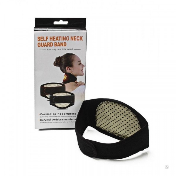 Шейный бандаж с турмалином Self Heating Neck Guard Band