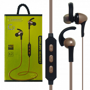 Bluetooth наушники Coman C2 Gold
