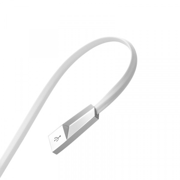 Кабель Hoco X4 Zinc, USB - USB Type-C, 1.2 м, белый