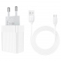 Зарядное устройство BOROFONE BA47A Mighty, 3A, белый, кабель micro USB BX19 Huiyi