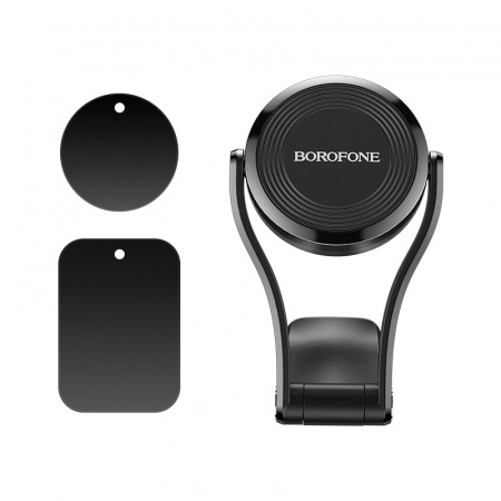 Автомобильный держатель BOROFONE BH26 Keeper, 4.7"- 6.5", черный, магнитный