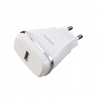 Сетевое зарядное устройство Borofone BA1A, 1 USB, 1А