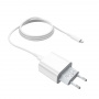 Зарядное устройство HOCO C76A Speed, 3A, белый, мигающий кабель X36 Lightning PD