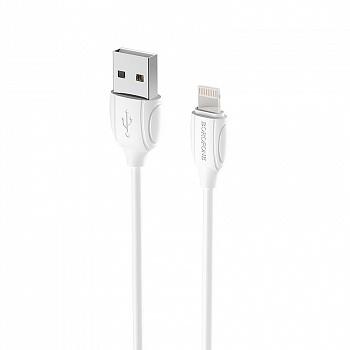 Кабель Borofone BX19, lightning, 1 м, белый