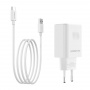 Зарядное устройство BOROFONE BA32A Bright power, 3A, белый, с кабелем Type-C