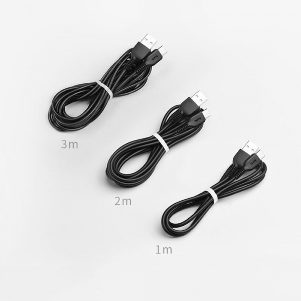 Кабель Hoco X20 Flash, USB - USB Type-C, 3 м, белый
