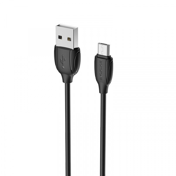 Кабель Borofone BX19 USB - micro USB, 1 м черный
