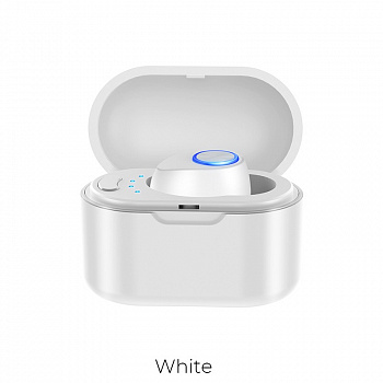 Беспроводные наушники BOROFONE BC29 Lambent Mini, Bluetooth, 50 мАч, Белый, 220 мАч бокс, Hands-free