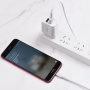 Зарядное устройство BOROFONE BA37A Speedy 2*USB, 2.4A, белый, кабель micro USB