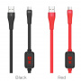 Кабель Hoco S4 USB - micro USB, 1.2 м красный